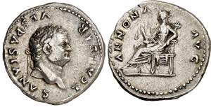 (77-78 d.C.). Tito. Denario. (Spink 2436) ... 