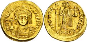 Mauricio Tiberio (582-602). Constantinopla. ... 