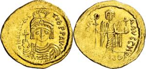 Mauricio Tiberio (582-602). Constantinopla. ... 