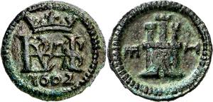 1602. Felipe III. Segovia. 1 maravedí. (AC. ... 