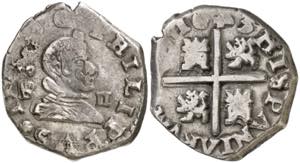 1643. Felipe IV.  (Madrid). B. 2 reales. ... 