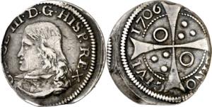 1706. Carlos III, Pretendiente. Barcelona. 1 ... 