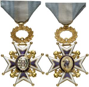 (1771-1975). Real Orden de Carlos III. Cruz ... 