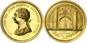 Gran Bretaña. 1808. Jorge III. Premio a la ... 