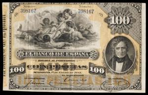 1884. 100 pesetas. (Ed. 284) (Pick 26). 1 de ... 