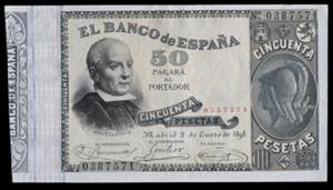 1898. 50 pesetas. (Ed. 304) (Pick 47). 2 de ... 