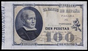 1898. 100 pesetas. (Ed. 305) (Pick 48). 24 ... 