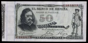 1899. 50 pesetas. (Ed. 307a) (Pick 50). 25 ... 