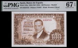 1953. 100 pesetas. (Ed. 464) (Pick 145a). 7 ... 