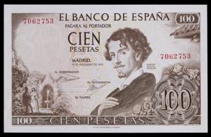 1965. 100 pesetas. (J. A. Castellanos ErF1). ... 