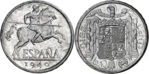 1940. Franco. 10 céntimos. (AC. 6). PLVS. ... 