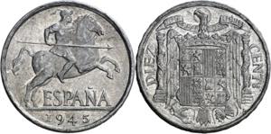 1945. Franco. 10 céntimos. (AC. 11). 1,84 ... 