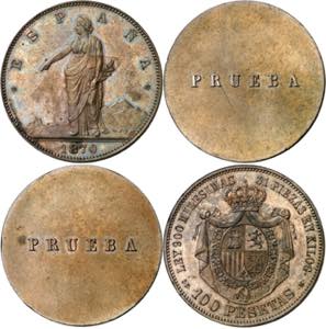 1870. Gobierno Provisional. SDM. 100 ... 