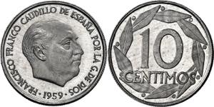 1959. Franco. 10 céntimos. (AC. 16). 0,74 ... 