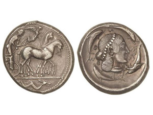 GREEK COINS - Tetradracma. 474-466 ... 