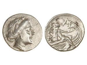 GREEK COINS - Tetróbolo. 197-146 ... 