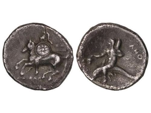 Didracma. 302-281 a.C. TARAS. ... 