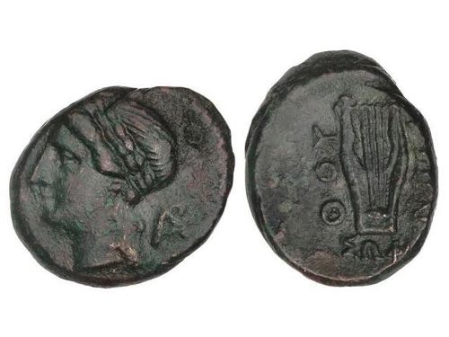 AE 16. 280-260 a.C. THOURIOI. ... 