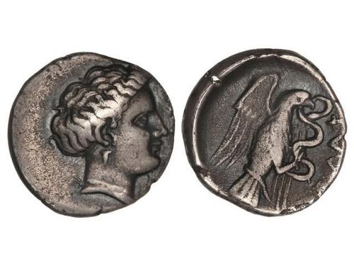 Dracma. 340-294 a.C. CHALKIS. ... 