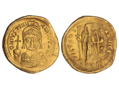 Sólido. JUSTINIANO I (527-565 ... 