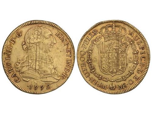 Charles IIII - 8 Escudos. 1772. ... 