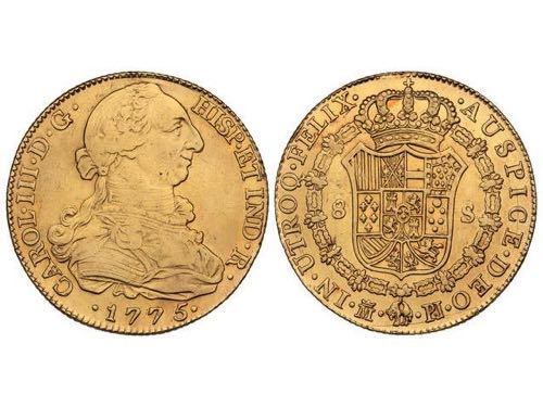 Charles IIII - 8 Escudos. 1775. ... 