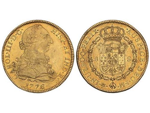Charles IIII - 8 Escudos. 1776. ... 