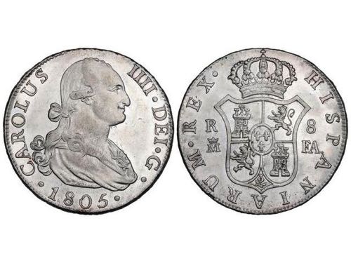Charles IV - 8 Reales. 1805. ... 