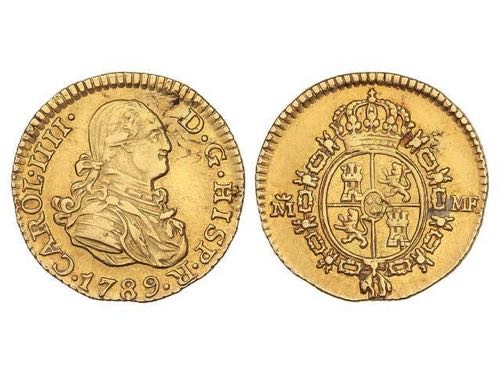 Charles IV - 1/2 Escudo. 1789. ... 
