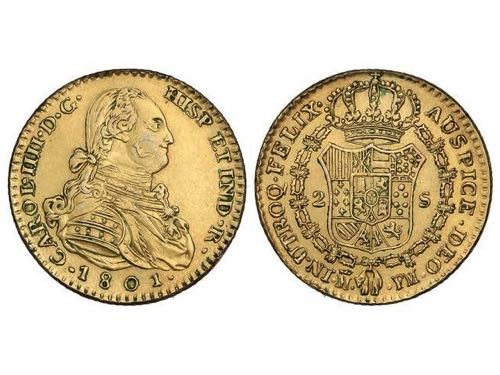 Charles IV - 2 Escudos. 1801. ... 