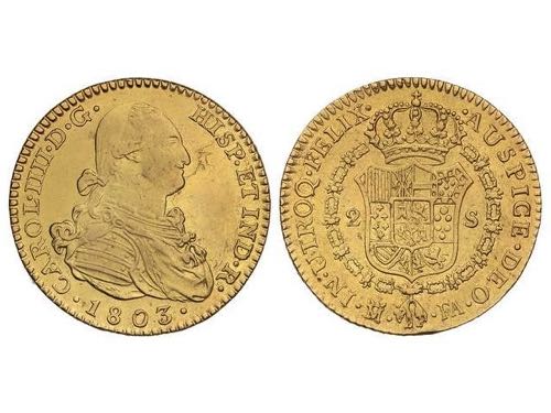 Charles IV - 2 Escudos. 1803. ... 