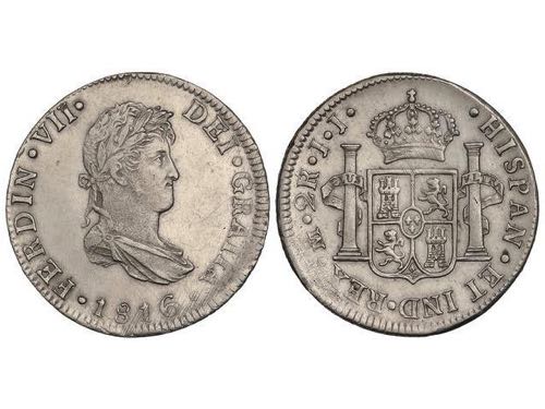 Ferdinand VII - 2 Reales. 1816. ... 