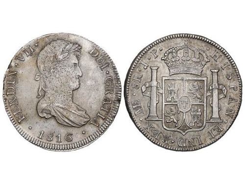 Ferdinand VII - 8 Reales. 1816. ... 