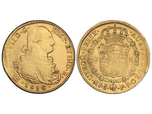 Ferdinand VII - 8 Escudos. 1816. ... 