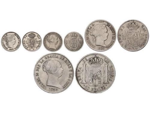 Elisabeth II - Lote 4 monedas 1 ... 