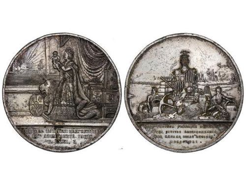 Elisabeth II - Medalla Nacimiento ... 