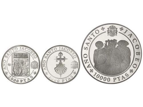 Juan Carlos I - Serie 3 monedas ... 