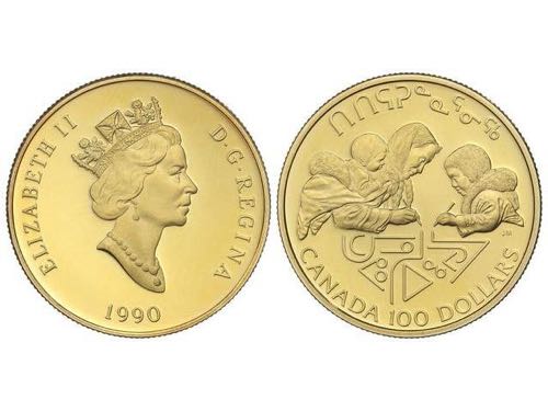 Canada - 100 Dólares. 1990. 13,34 ... 