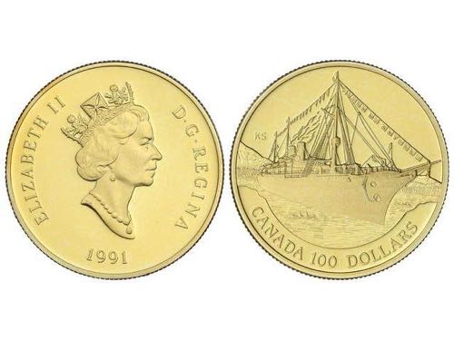 Canada - 100 Dólares. 1991. 13,34 ... 