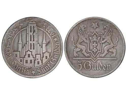 Danzig - 5 Gulden. 1923. 24,59 ... 