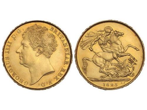 Great Britain - 2 libras. 1823. ... 