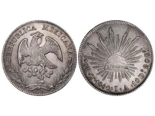 Mexico - 8 Reales. 1880. ... 