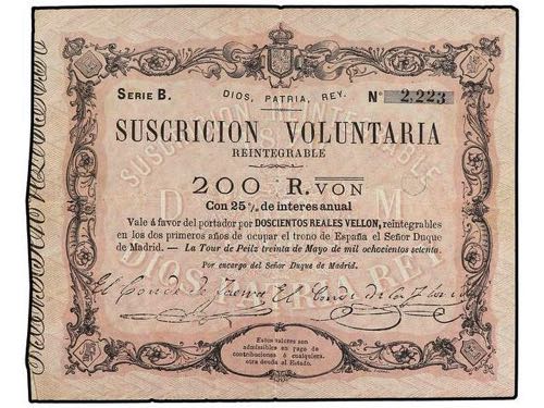 Spanish Banknotes - Suscrición ... 