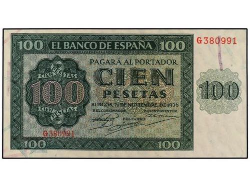 Estado Español - 100 Pesetas. 21 ... 