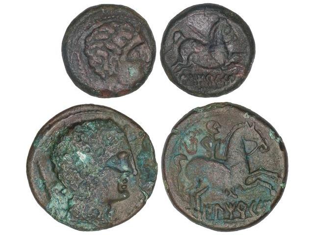 Lote 2 monedas Semis y As. 120-20 ... 