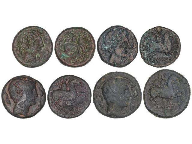 Lote 4 monedas As. 200-20 a.C. ... 