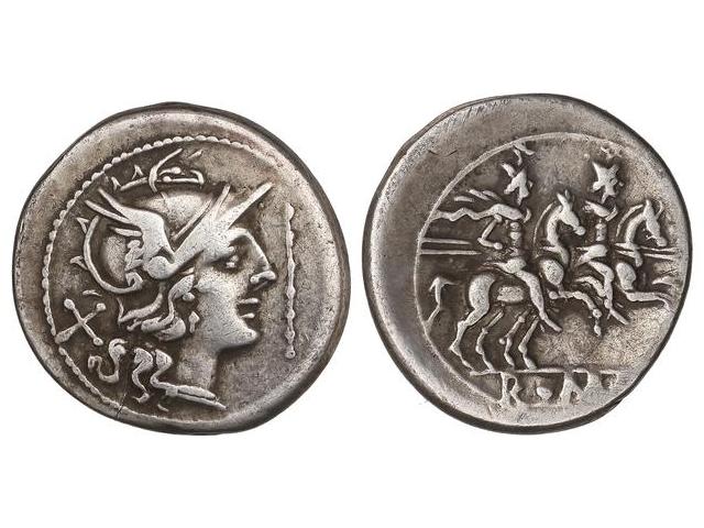 Republic - Denario. 200-190 a.C. ... 