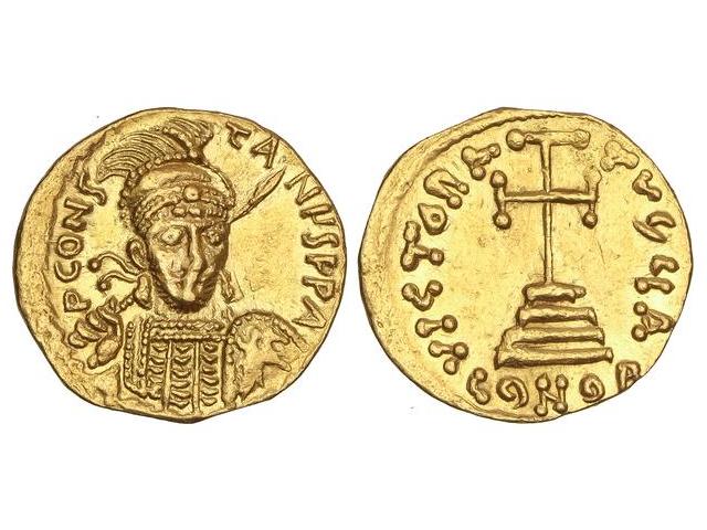 Sólido. CONSTANTINO IV (668-685 ... 