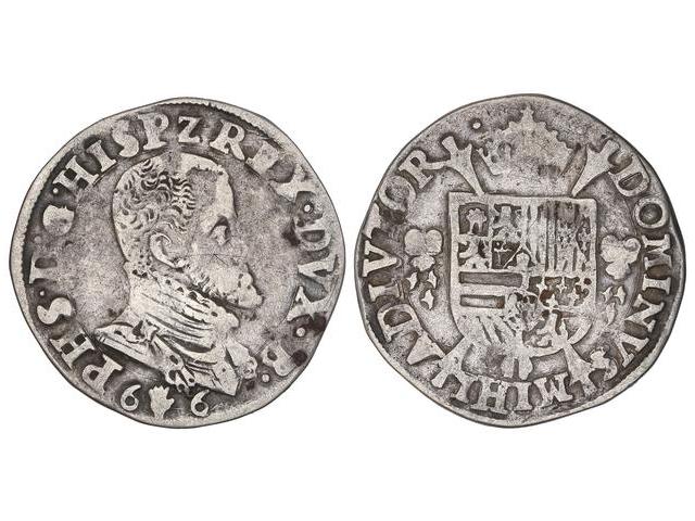 Philip II - 1/5 Escudo. 1566. ... 