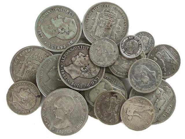Lote 24 monedas 50 Céntimos  (4), ... 